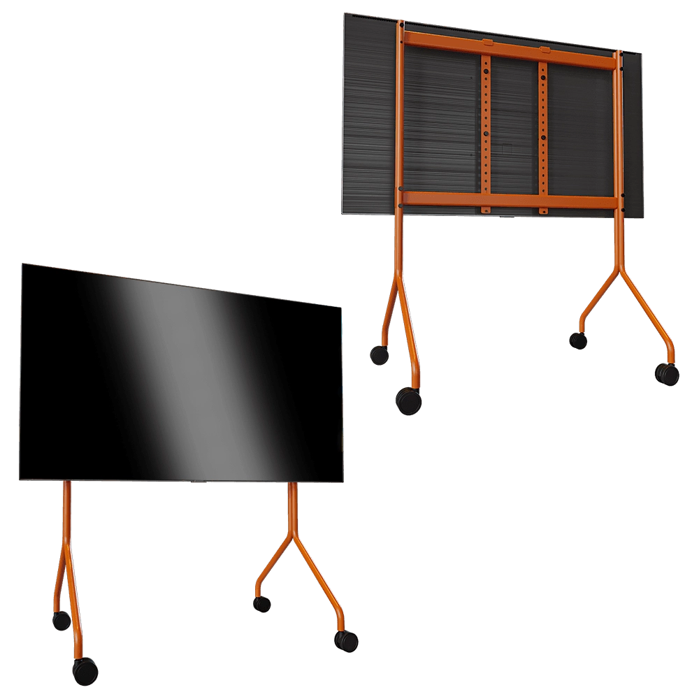 Pedestal  - TV Stand Moon rollin 3D Model