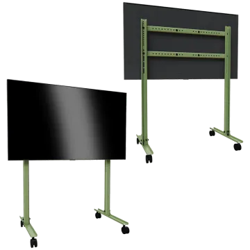 Pedestal  - TV Stand Straight rollin 3D Model