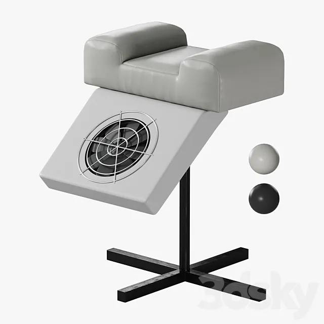 Pedicure stand with Neobeauty vacuum cleaner 3D Model