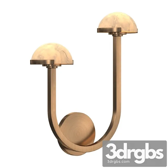 Pedra Double Sconce 3D Model Free