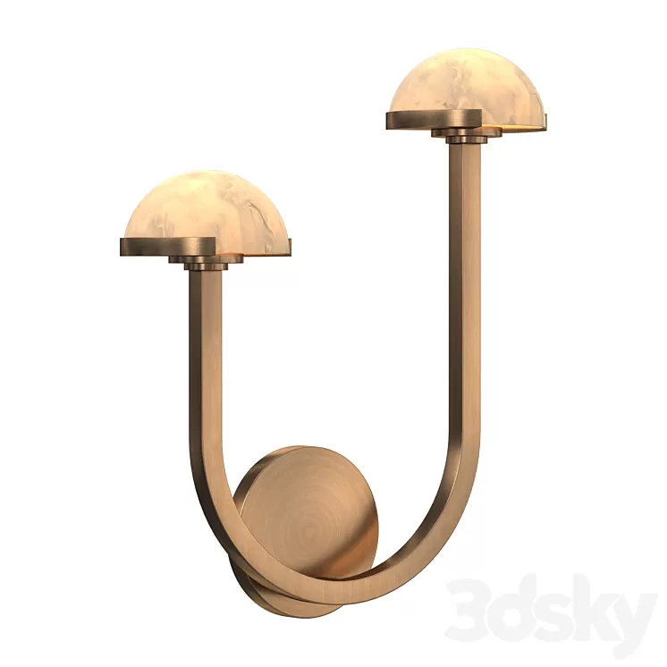 PEDRA DOUBLE SCONCE 3D Model