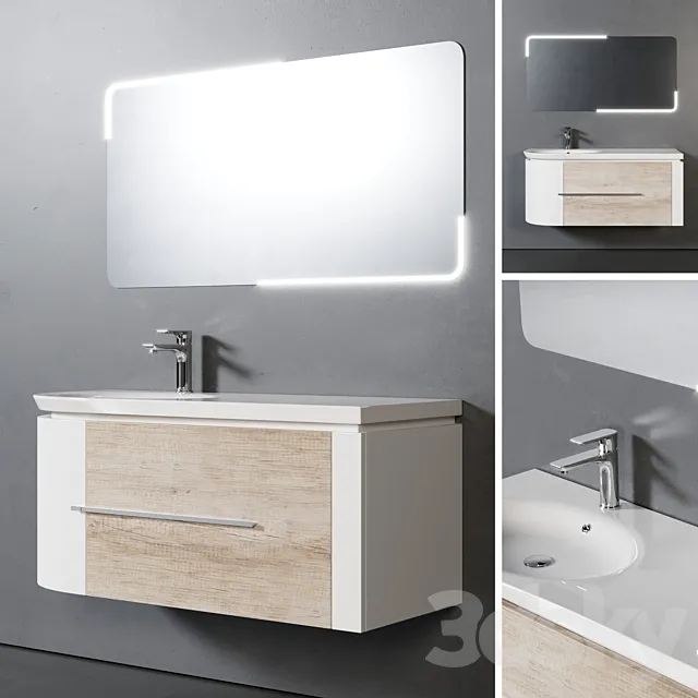 Pedro bathroom furniture 3D Model