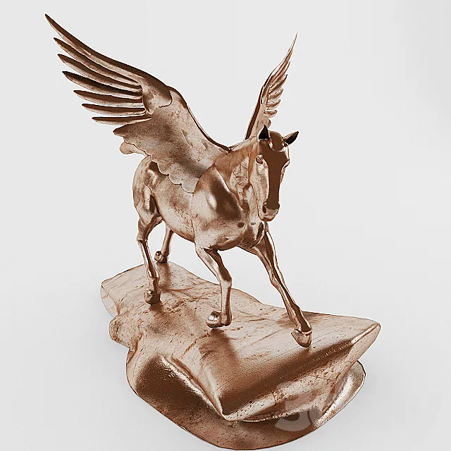 Pegasus statuette 3D Model