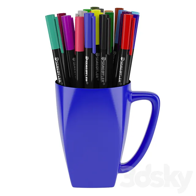 Pen holder 3D Model