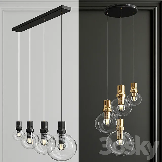 Penball pendant lights 3DModel