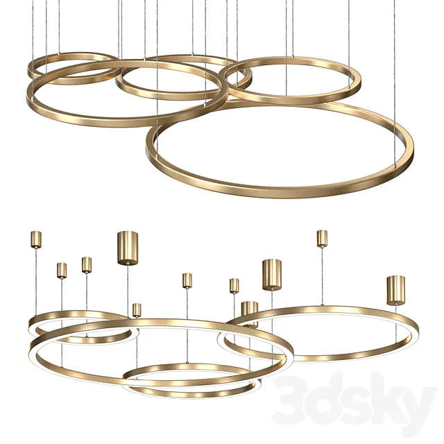 Pendant chandelier ADRIANA 3D Model