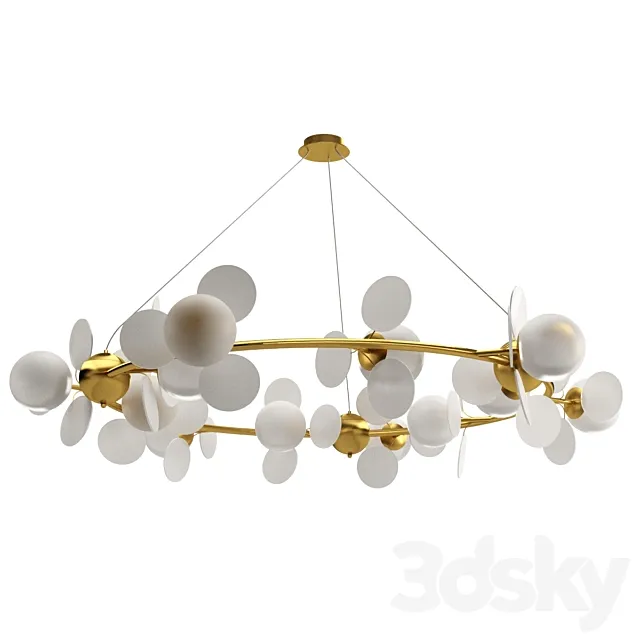 Pendant chandelier Bliss 2771-12P Favorite light F-promo 3D Model