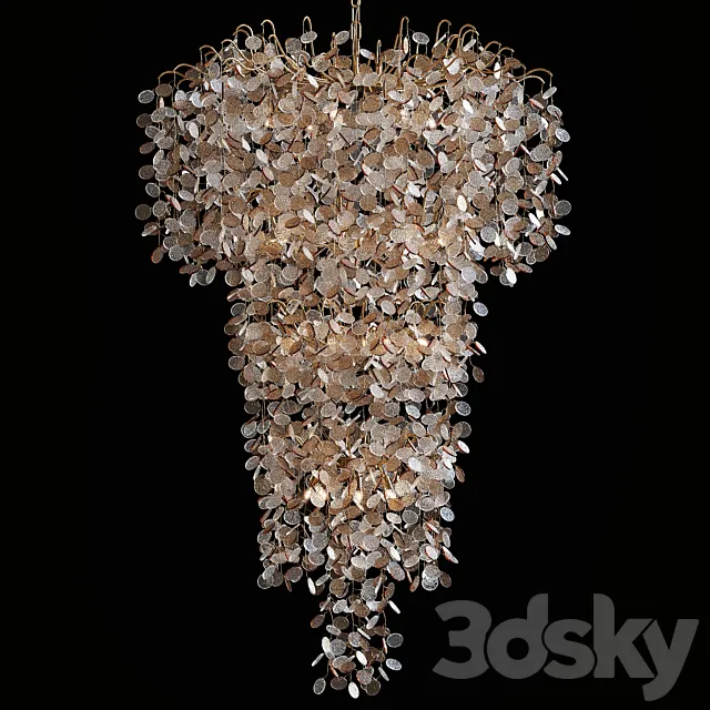 Pendant chandelier Campobasso 33-Light Chandelier By Eurofase 3D Model