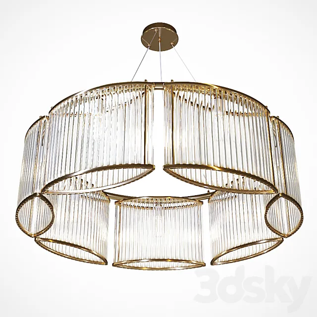 Pendant Chandelier Cloyd 10569 3D Model