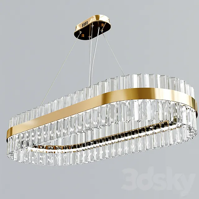 Pendant chandelier Cloyd 10612 3D Model