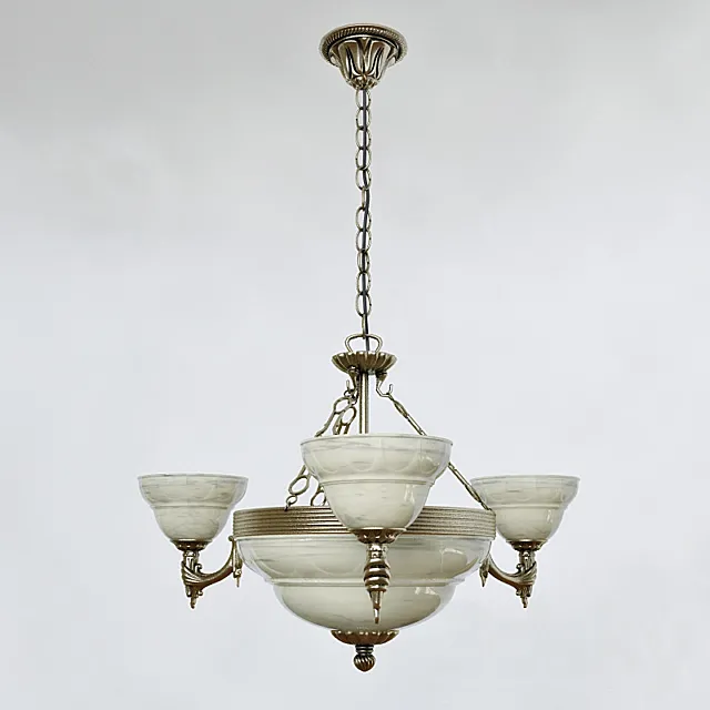 Pendant chandelier Eglo Marbella 85857 3D Model
