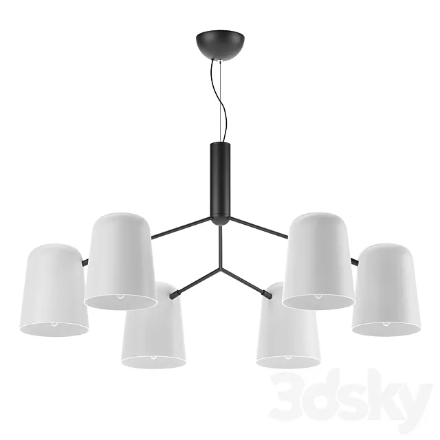 Pendant chandelier F-Promo Trick 2762-6P 3DModel