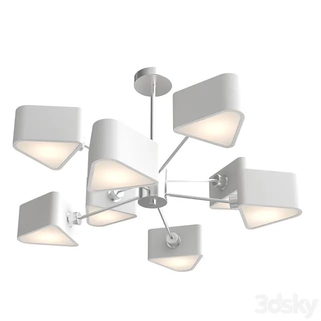 Pendant chandelier Freya BRIANNE FR5040PL-08CH 3D Model