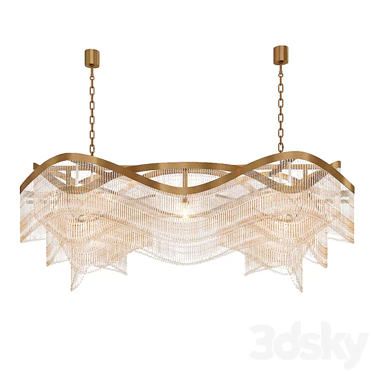 Pendant chandelier Patrizia Volpato Venezia 4815 S 180 3D Model