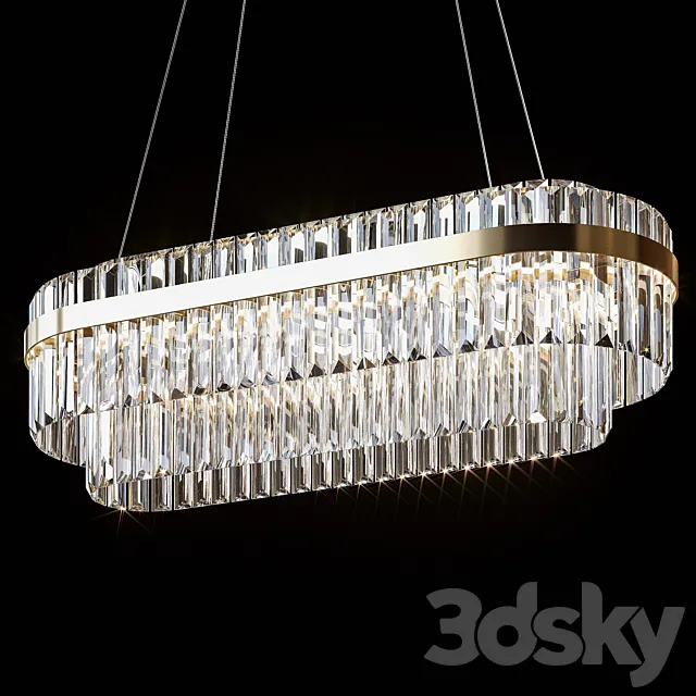 Pendant chandeliers VOYAGE L by lampatron 3D Model