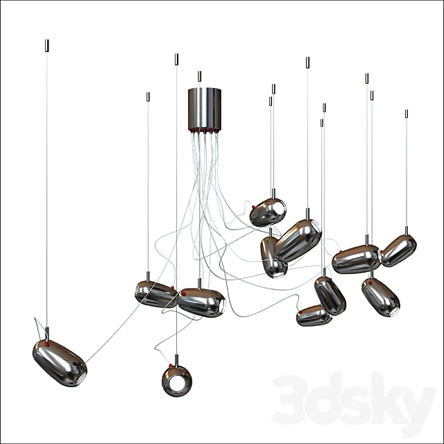 Pendant Kingston II designer JPMarzai 3DModel