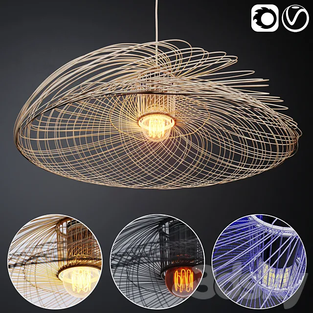 Pendant lamp _ PENDANT LIGHT _ FORESTIER 2 _ corona _ vray Free Download