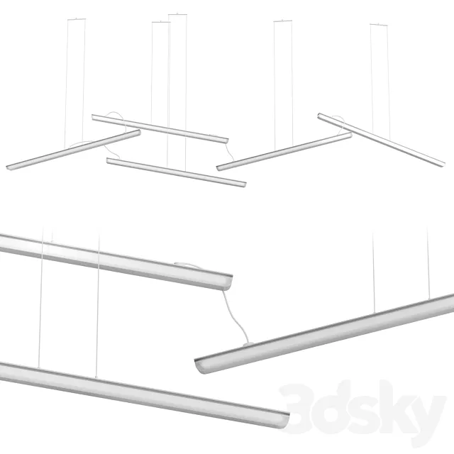 Pendant lamp Aurora (Centersvet) 3D Model