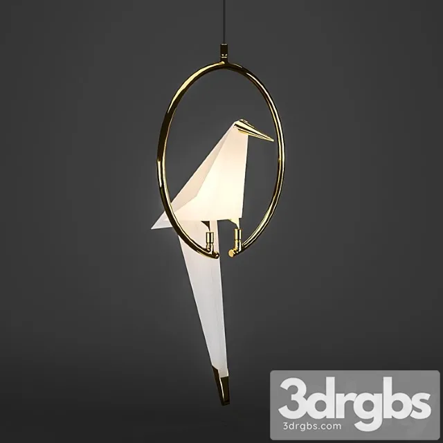 Pendant lamp bls 11978 origami bird 3D Model Free