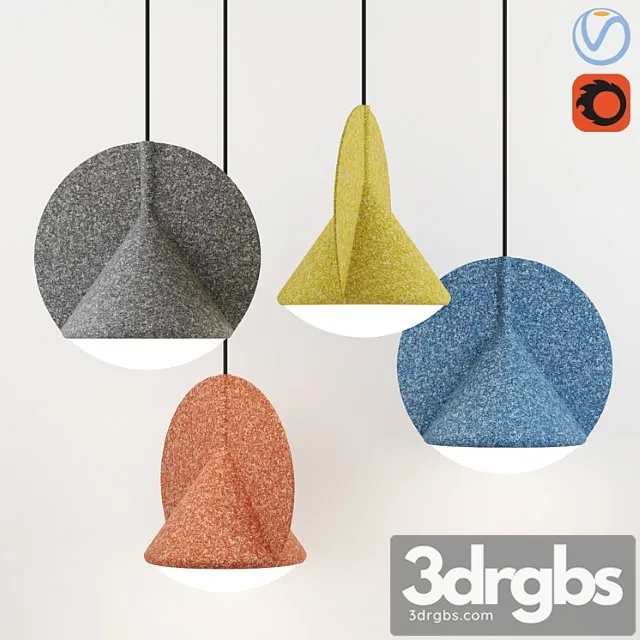 Pendant lamp bolia the stamp 3D Model Free