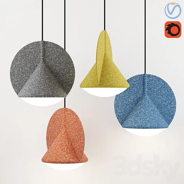 Pendant lamp Bolia The Stamp 3D Model