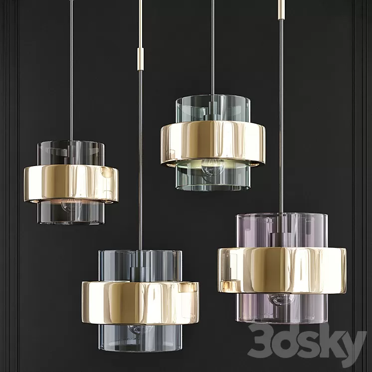 Pendant lamp BOTELLO 3D Model