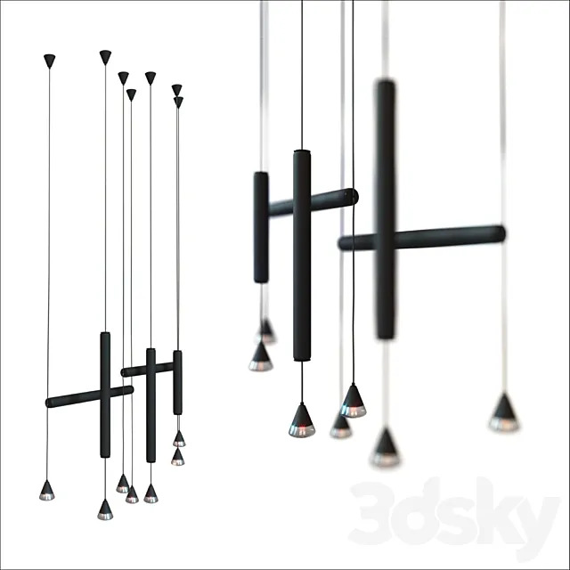 Pendant lamp BROKIS PURO 3D Model