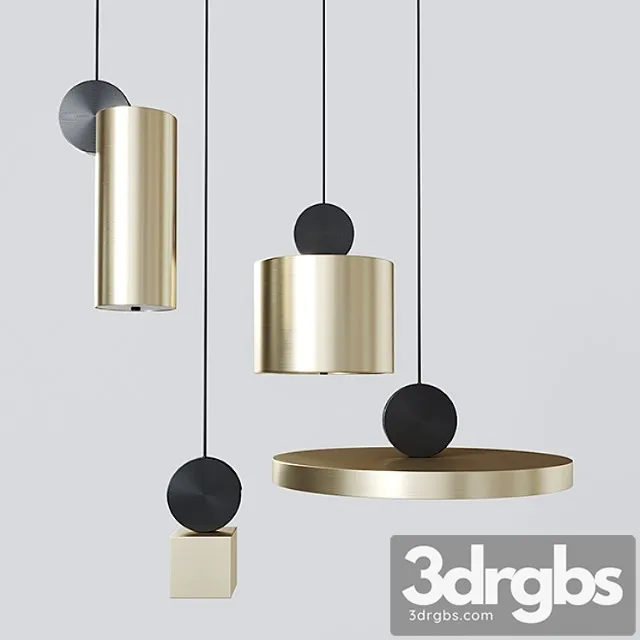 Pendant lamp calee 3D Model Download