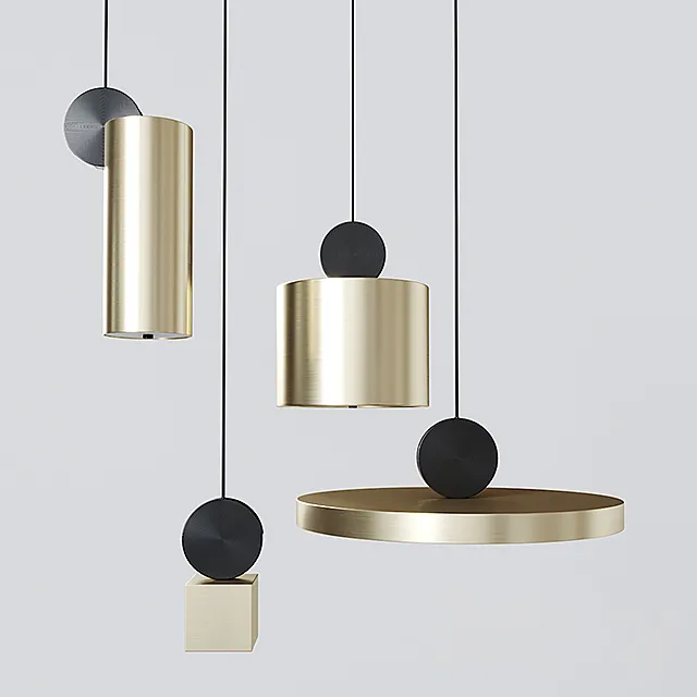 Pendant lamp calee 3D Model