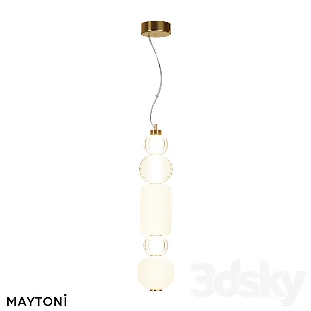 Pendant lamp Collar P069PL-L35G3K 3D Model