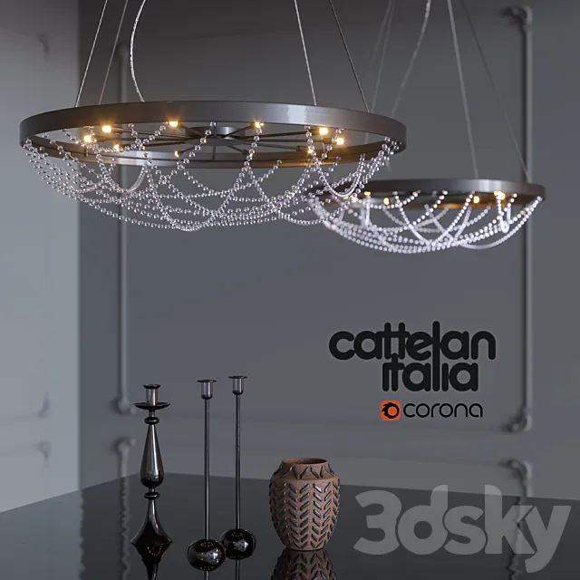 Pendant lamp CRISTAL from Cattelan Italia 3DModel