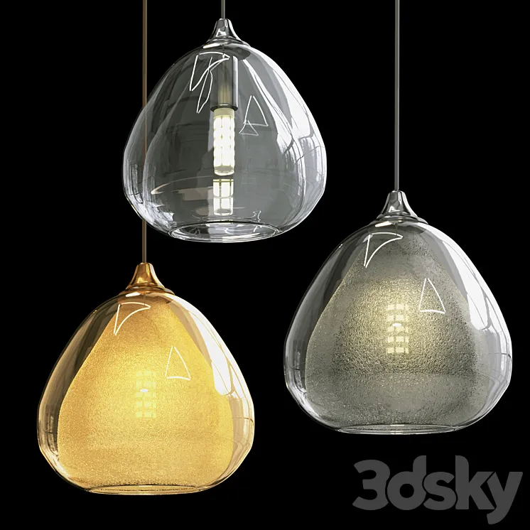 Pendant lamp Crystal Lux VERANO SP1 3D Model Free