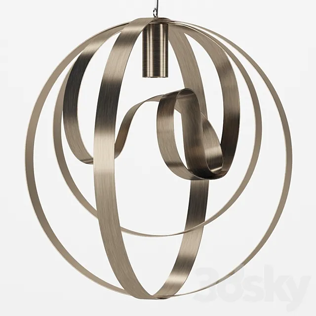 Pendant lamp Сantori Rodin 3D Model