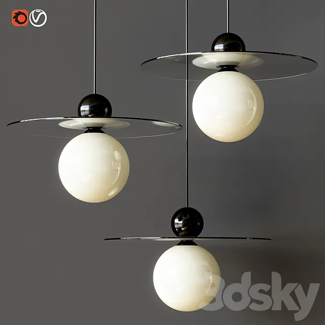 Pendant lamp Dafs 3D Model