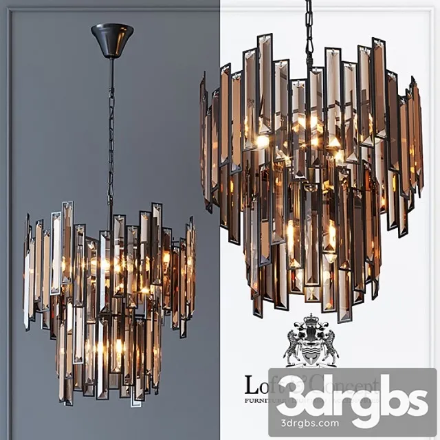 Pendant Lamp Darkness Pendant 9 3D Model Free