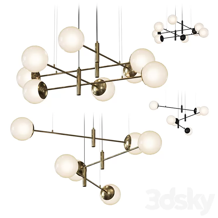 Pendant lamp Eurosvet 70146 3D Model Free