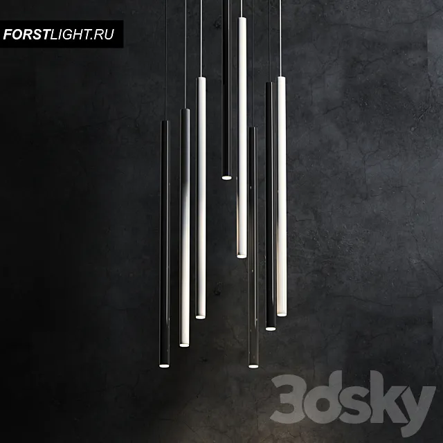 Pendant lamp Forstlight Slim One 3DModel