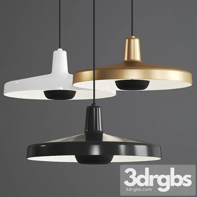 Pendant Lamp Grupa Arigato Ar Pl Adjustable Pendant Lamp Design by Grupa Collection Arigato 3D Model Download