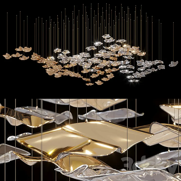 Pendant lamp Haberdashery - Sand & Sea 3D Model Free