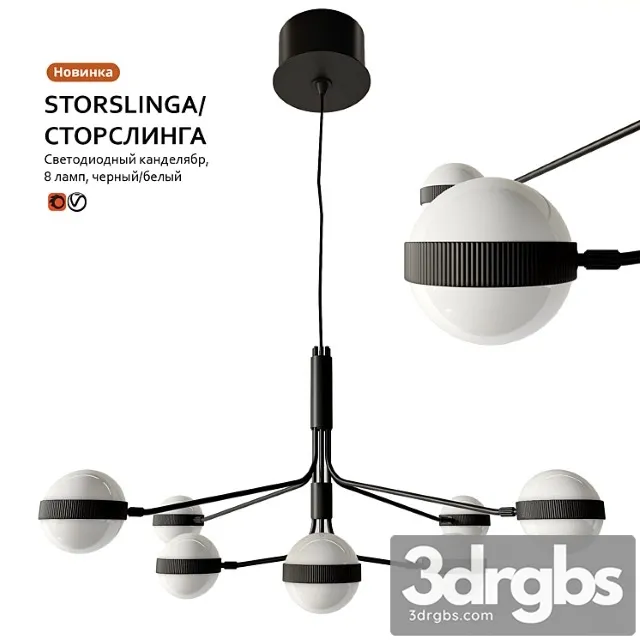 Pendant Lamp Ikea Storslinga 3D Model Free