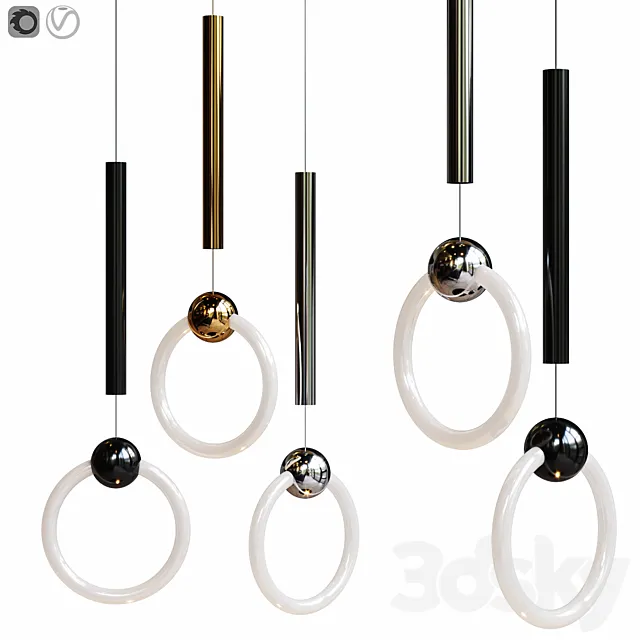 Pendant lamp Lee Broom Ring Light Free Download