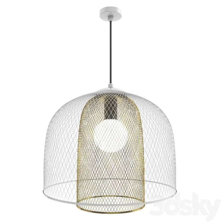 Pendant lamp made of metal mesh VANTA from Lampatron 3D Model
