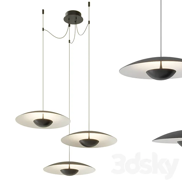Pendant lamp MARSET Led Ginger 20 by Joan Gaspar 3D Model