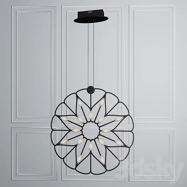 Pendant lamp Maytoni Volare MOD037PL-L16B 3D Model