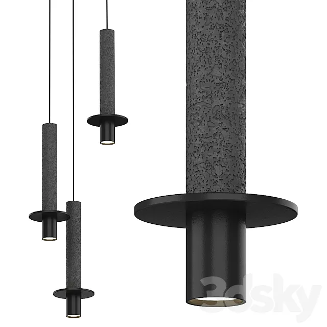 Pendant lamp METABLACK by Romatti 3D Model