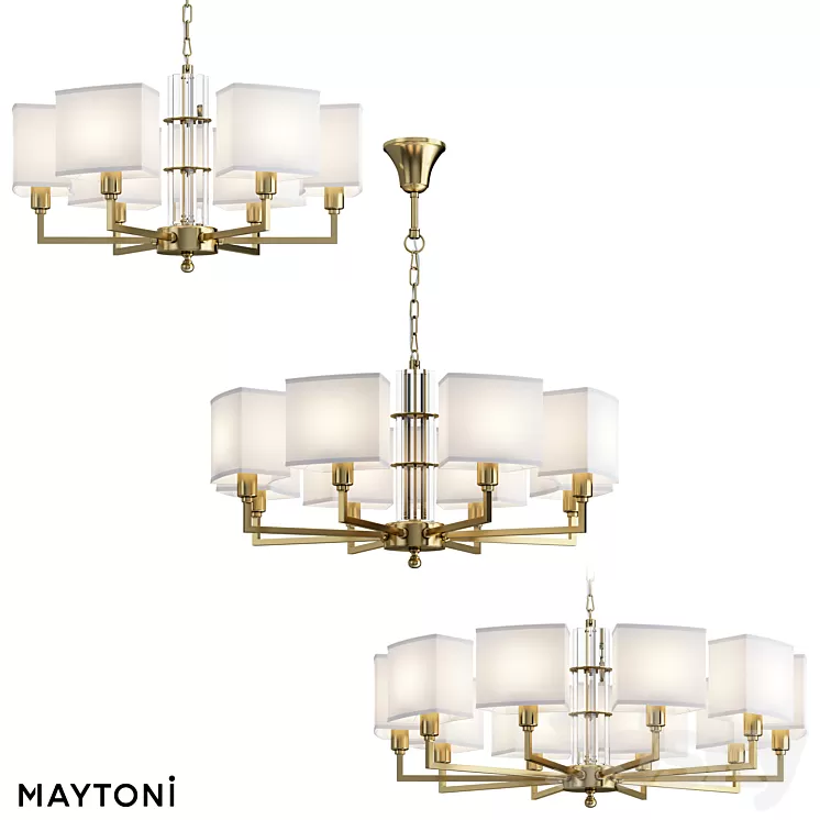 Pendant lamp Metropolitan H015PL-06G H015PL-08G H015PL-10G OM 3D Model