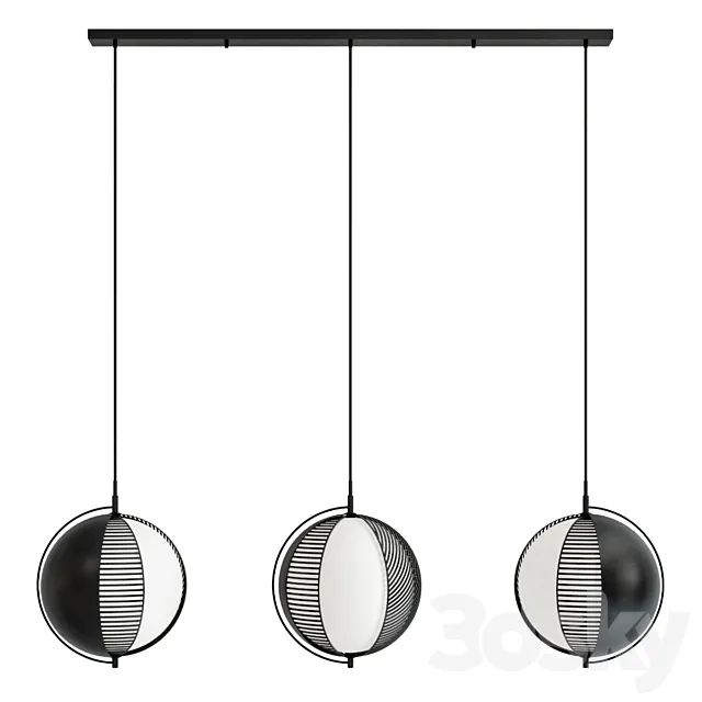 Pendant lamp Mondo Mondo Triplette Pendant 3D Model