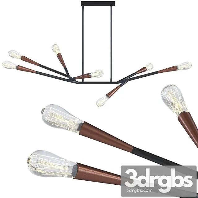 Pendant lamp monte carlo sette adjustable 3D Model Free