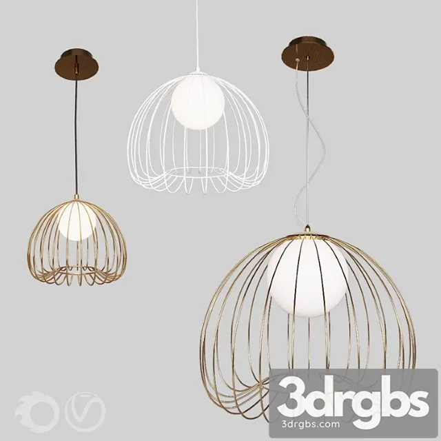 Pendant Lamp My Polly 3 3D Model Free