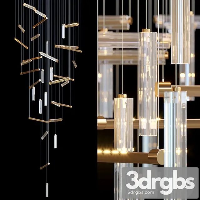 Pendant Lamp Nulty Bespoke Contemporary 3D Model Free